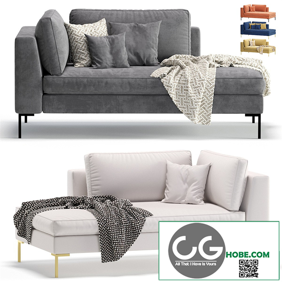 Daybed Kona 5 Colors Version/Кушетка Kona