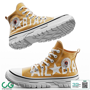Casual High-top Mustard