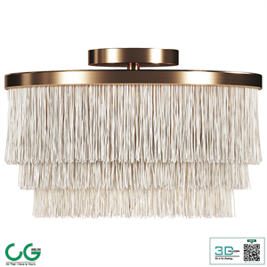 Oahu Fringe Flush Mount