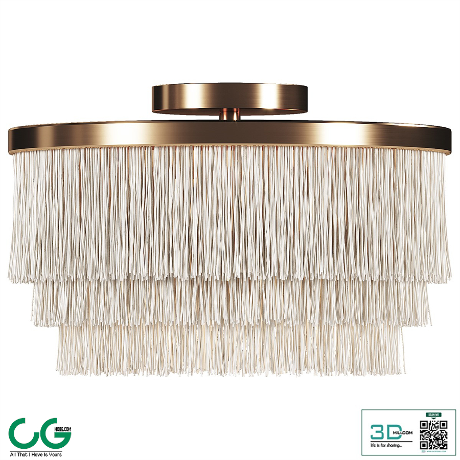 Oahu Fringe Flush Mount