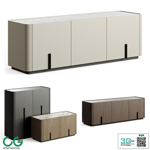 Liu Jo Caillou High Floor Cupboard with Plint