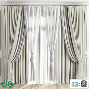 Curtains with window 510C