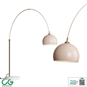 Bow Large Arc Overreach Floor Lamp