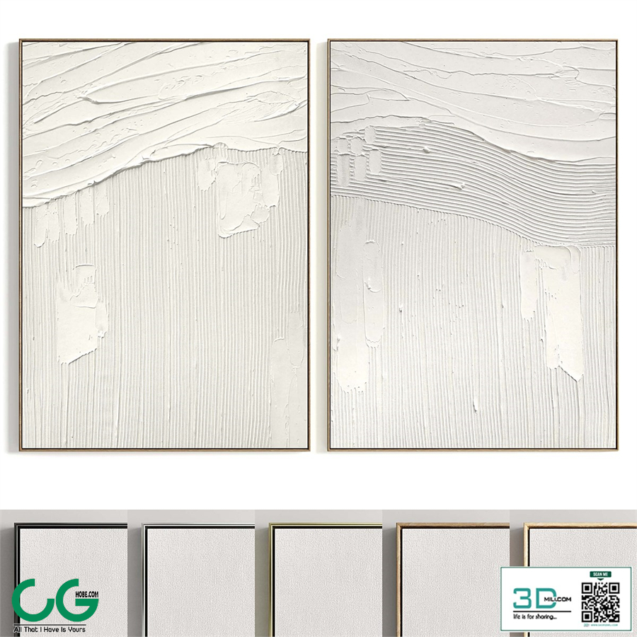 Plaster Two Photo Frame T-263