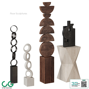 Diego Olivero Floor Sculptures