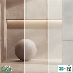 Caesar Set 29 - Cement-Terracota BUNDLE - 4 types: Brown, Beige, White