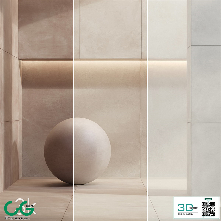 Caesar Set 29 - Cement-Terracota BUNDLE - 4 types: Brown, Beige, White