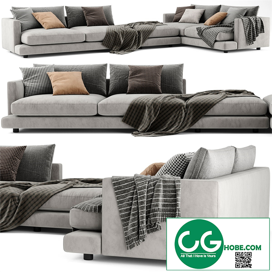 Flexform Long Island Sofa Set 01