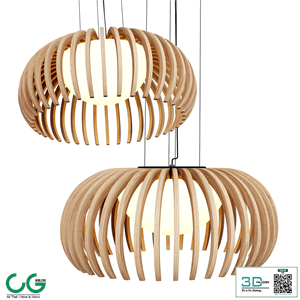 Makris Bollicina Wood Lamps