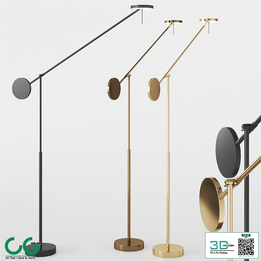 Invisible Floor by GROK Floor Lamp