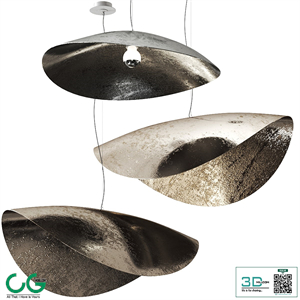 SILVER 95 96 pendant lamp by Gervasoni