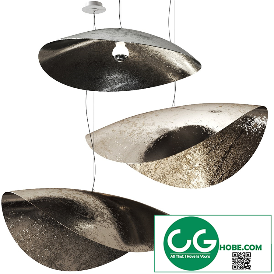 SILVER 95 96 pendant lamp by Gervasoni