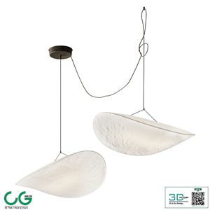 Tense Pendant 90 Cm White