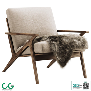 Cavett Wood Frame Chair