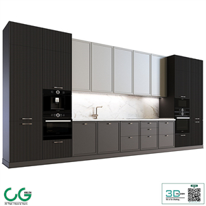 Neoclassical kitchen 15