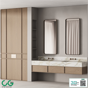 188 bathroom furniture 04 minimal wood and marble 00
