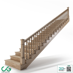 wooden stairs