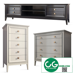 TV cabinet chest of drawers for clothes Tesoro Aletan