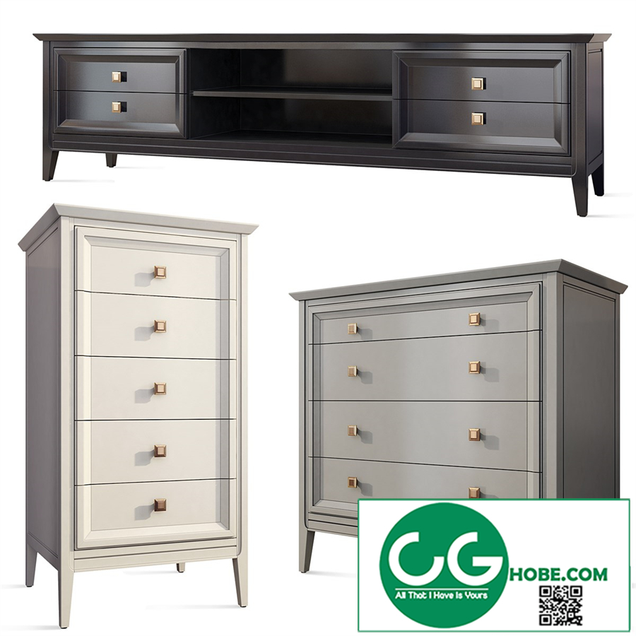 TV cabinet chest of drawers for clothes Tesoro Aletan