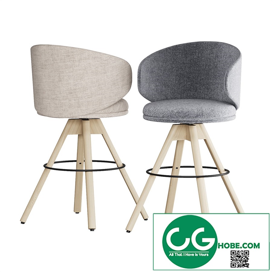 Chair Belle ST-4WL by Arrmet Lab