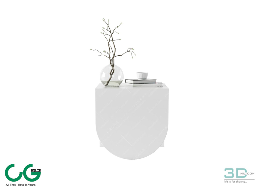 Bedside Table 02 3dsmax File