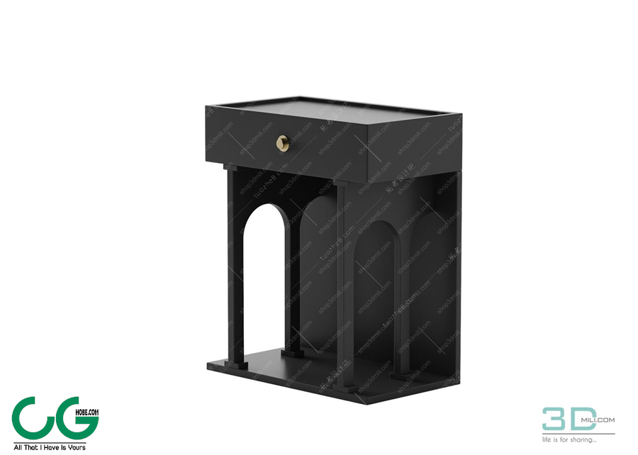 Bedside Table 14 3dsmax File