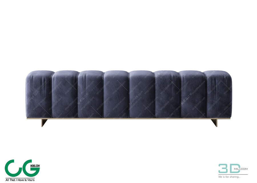 Bench and Bar Chair 01 3D Model
