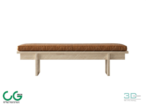 Bench and Bar Chair 05 3D Model