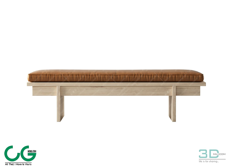 Bench and Bar Chair 05 3D Model