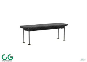 Bench and Bar Chair 10 3D Model