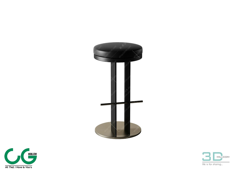 Bench and Bar Chair 13 3D Model