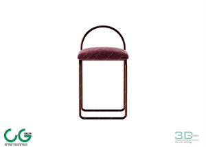 Bench and Bar Chair 19 3D Model