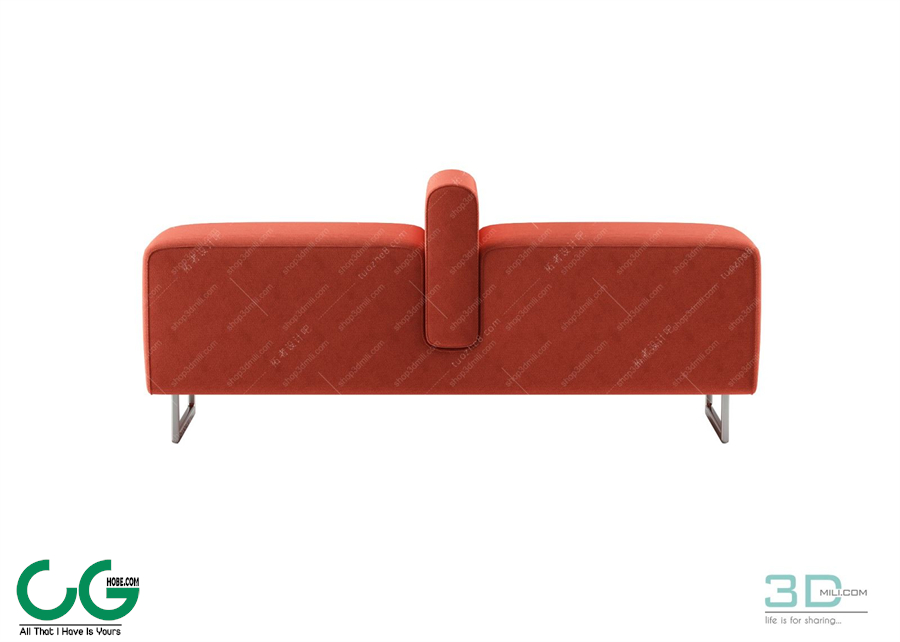 Bench and Bar Chair 20 3D Model