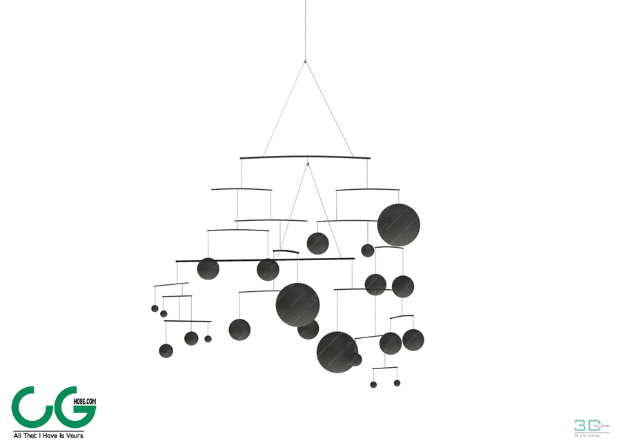 Chandelier light 02 3dsmax File