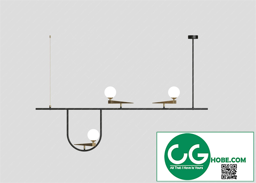 Chandelier light 18 3dsmax File