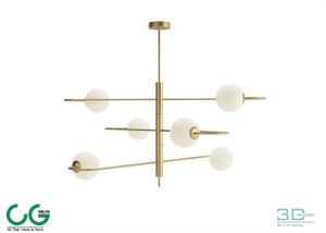 Chandelier light 35 3dsmax File