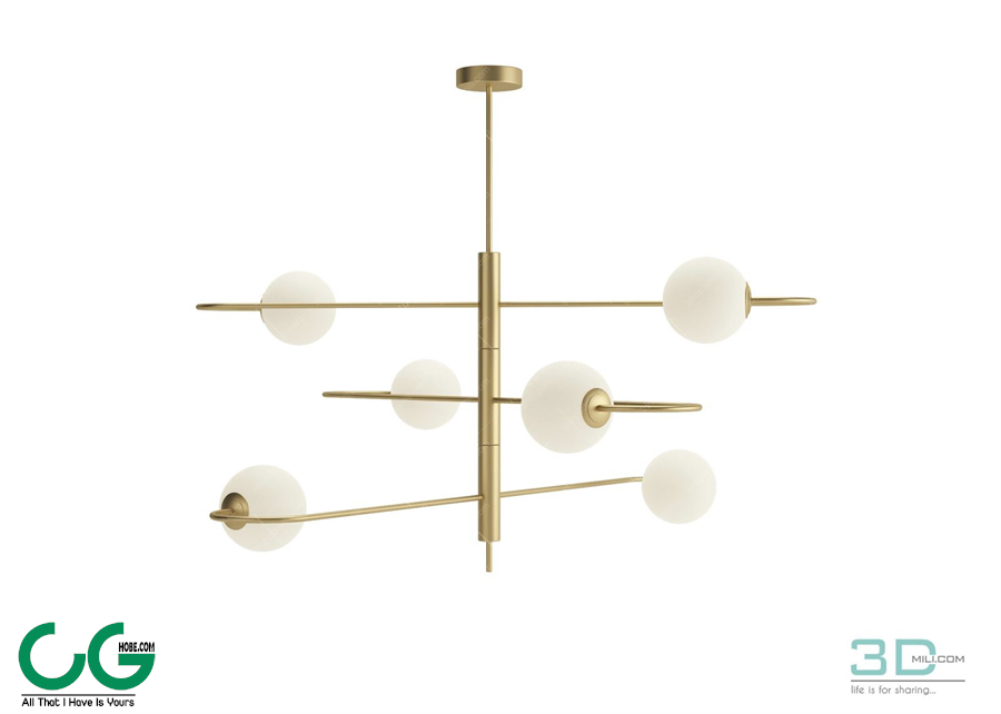 Chandelier light 35 3dsmax File