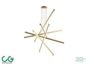 Chandelier light 37 3dsmax File