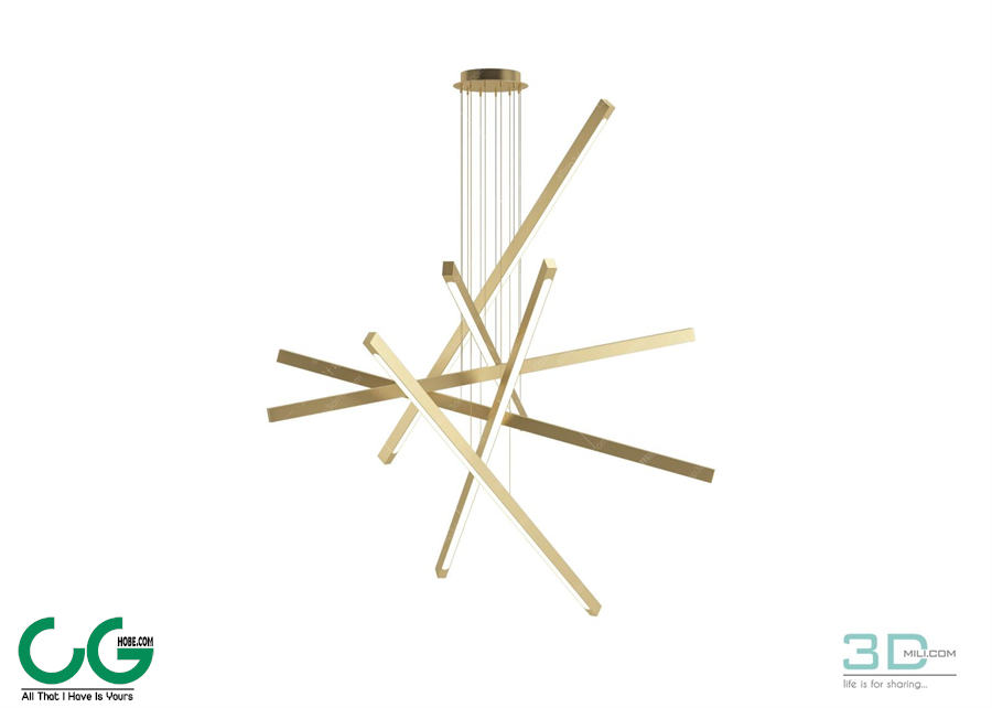 Chandelier light 37 3dsmax File