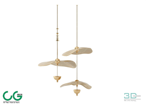 Chandelier light 40 3dsmax File