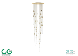 Chandelier light 43 3dsmax File