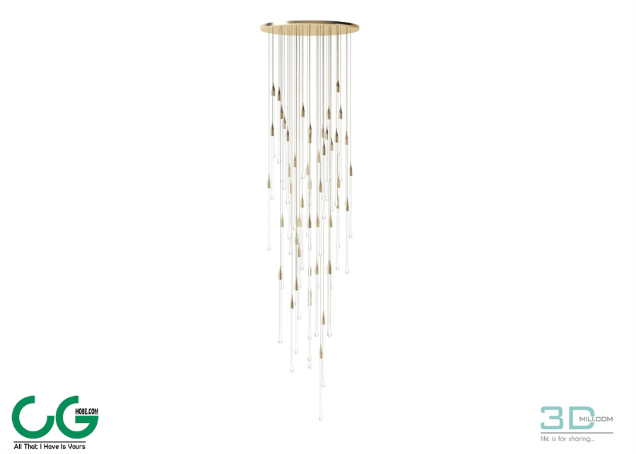 Chandelier light 43 3dsmax File