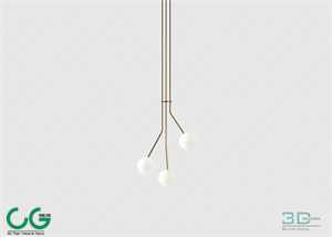 Chandelier light 55 3dsmax File
