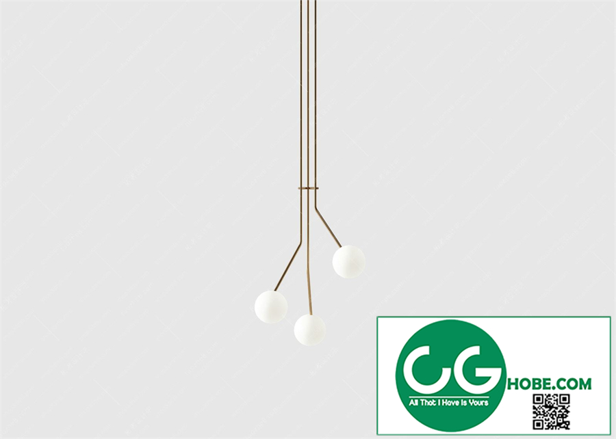 Chandelier light 55 3dsmax File