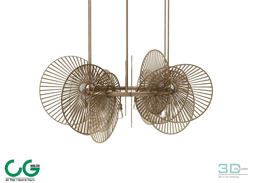 Chandelier light 61 3dsmax File