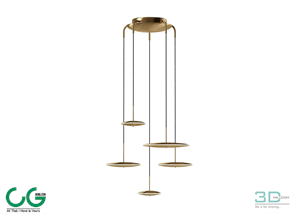 Chandelier light 67 3dsmax File
