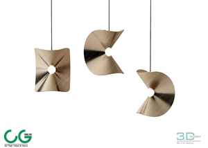 Chandelier light 77 3dsmax File