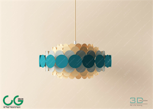 Chandelier light 80 3dsmax File