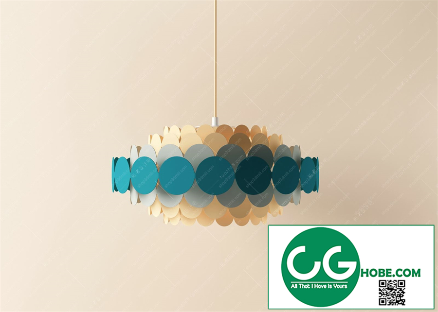 Chandelier light 80 3dsmax File
