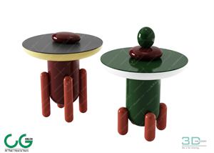 Corner Table 3dsmax File 62